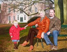 Young Family. oil on linnen 125 x 100  Private collection